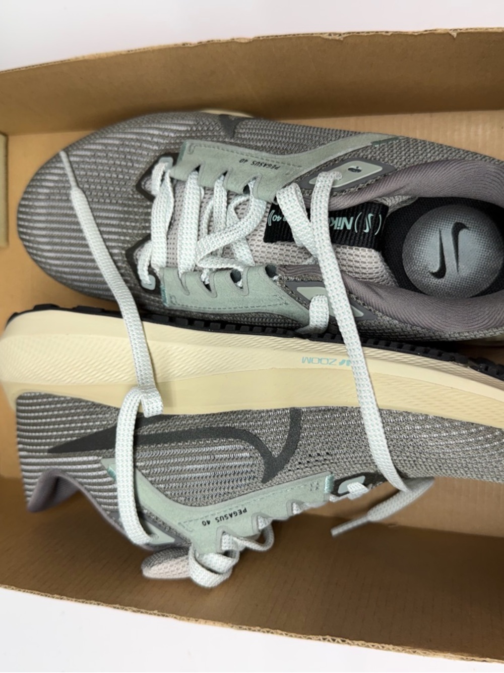 Nike Orange Shoe Box with White Label